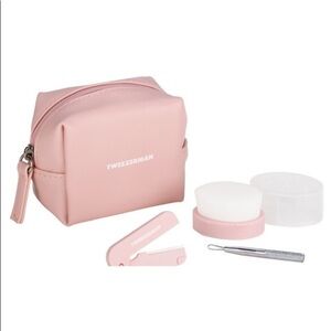 Tweezerman Complexion Prep To Go Pink Mini Travel Set